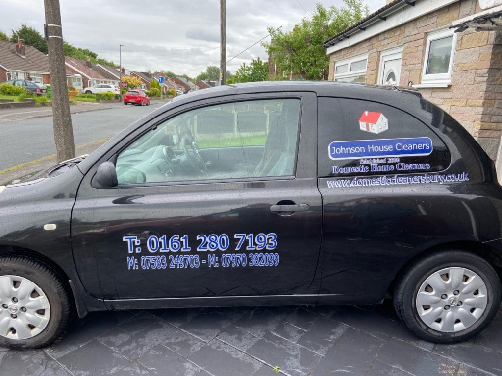 domestic cleaners car